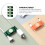 4St Rotierbarer Kabel Organizer Haushaltskabel Halter 8