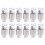 12 Pezzi Luci Decorative A Tappi Per Ruota Argento 7