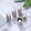 12 Pezzi Luci Decorative A Tappi Per Ruota Argento 4