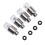 12 Pezzi Luci Decorative A Tappi Per Ruota Argento 8
