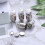 12 Pezzi Luci Decorative A Tappi Per Ruota Argento 6