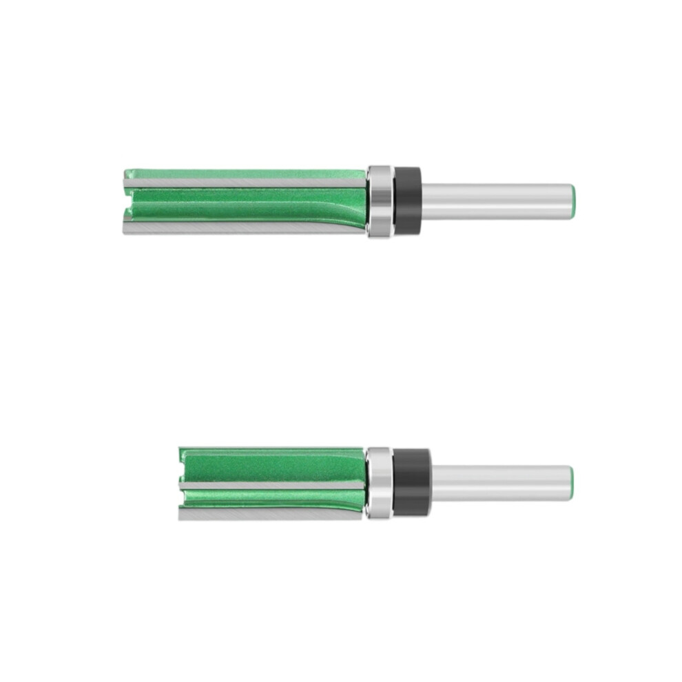 2Pcs 8Mm 12Mm Straight Bit Woodworking Flush Trim Router-8Mm 7696000971445