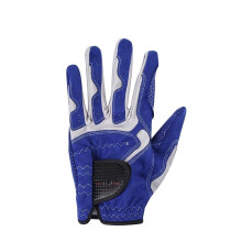 Golf gloves man left slipresistant microfiber cloth antis training (Blue, Size 24)