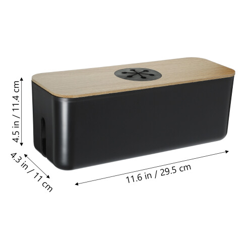 Cable Box Office Kabelmanagementbox Mit Steckdose Kabelordnungssystem 2