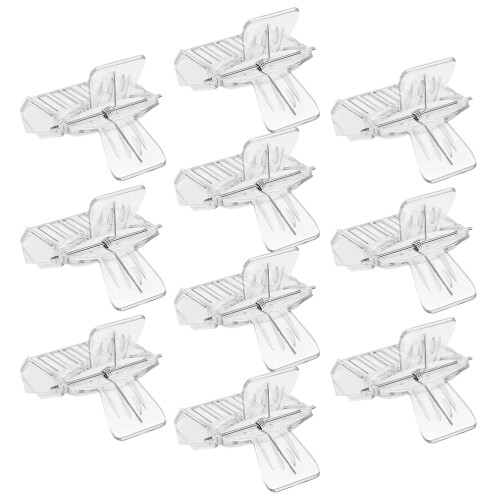 10Pcs Transparent Plastic Beekeeping Clips For Breeding And Incubation 2