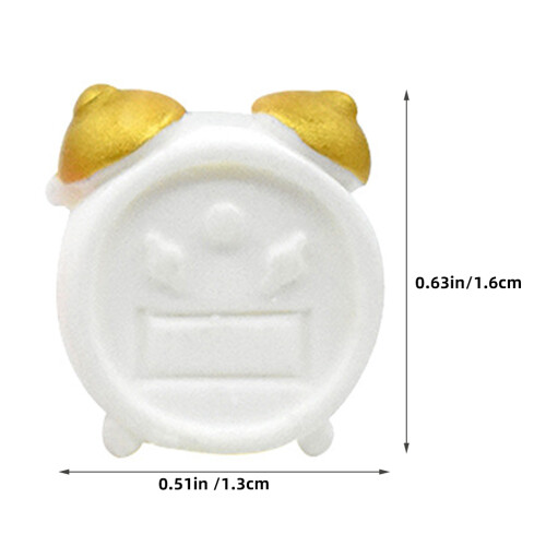 10Pcs Miniature Alarm Clock Models Tiny Diy Craft House Accessories 2
