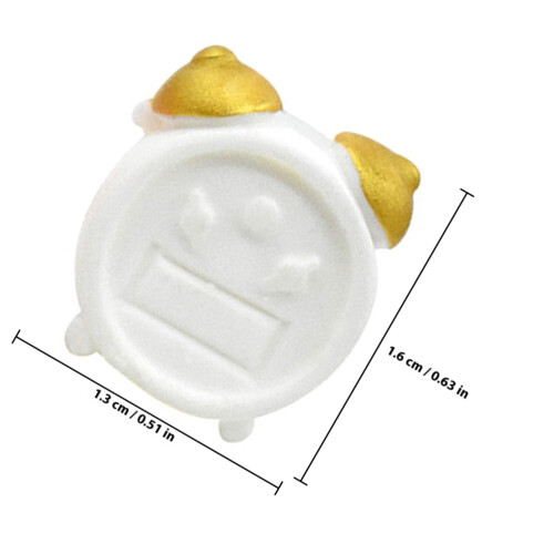 10Pcs Miniature Alarm Clock Models Tiny Diy Craft House Accessories 1