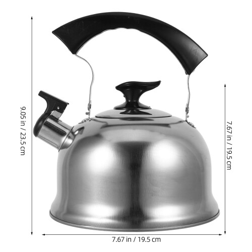 Tetera Silbante Inoxidable Para Cocina Con Mango Para Hogar 1