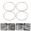 4Stk Mikrowelle Drehring Drehteller Platte Haltering 3
