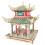 Aiwan Pavilion Shape 3D Puzzle Board For Decoration 2