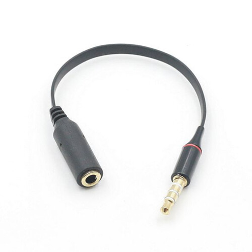 Estensione 3,5 Mm Maschio A Per Cuffie Stereo Nero 1