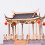 One Set Diy Chinese Style Bridge Assembly Model Toy 6