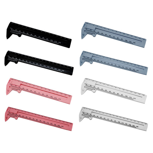 Vernier Caliper Double Scale Micrometer Ruler for-15 cm black 1