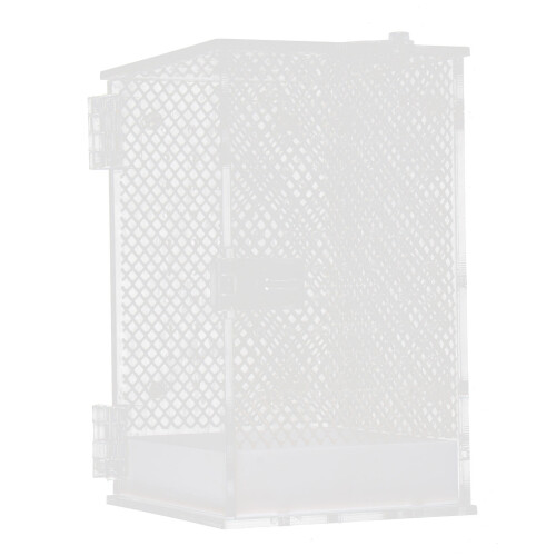 caja alimentación acrílico para mantis e 1