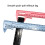 Measuring Instrument for Student Vernier Caliper-15 cm white 5