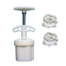 Flower Shape Mooncakes Stamps 50g Capacity Effective ABS Mould