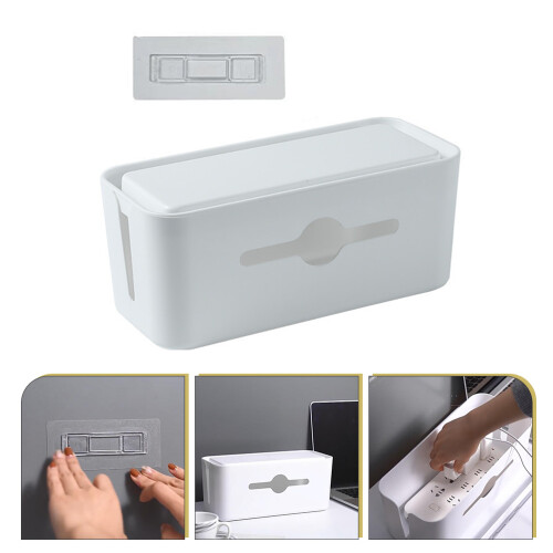 1Cord Organizer Case ABS Wit Voor Netwerkkabels Thuis 2