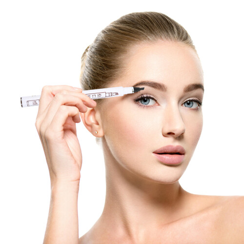 Penna Per Sopracciglia 2 Pezzi Impermeabile Microblading 1