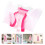 1Haaraccessoires Organizer Roze PVC Met Elegant Muurdesign 4