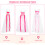 1Haaraccessoires Organizer Roze PVC Met Elegant Muurdesign 11