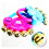 6Pcs Jingle Bells Sleigh Instrument With Plastic Handle Bear Design 7