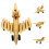 Plane Model Iron Ornament Party Favor 7