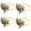 4Stk Hanukkah Serviettenring Metall Halter 8