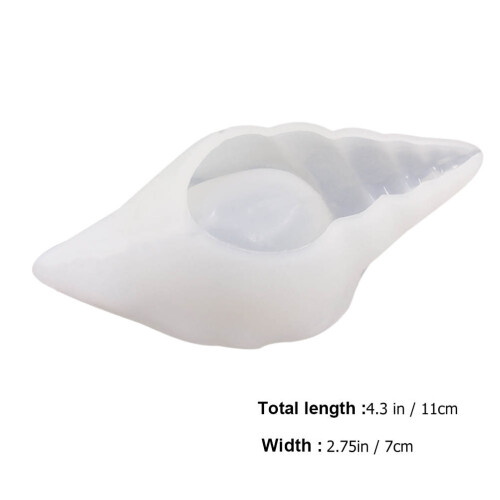 Diy Gussform Conch Form Handgefertigte Silikonform (Weiß) 1