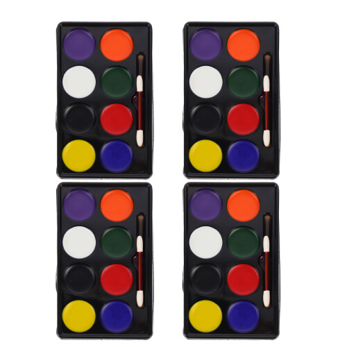 4 Pezzi Pittura Per Il A , Per Halloween E Calcio 1