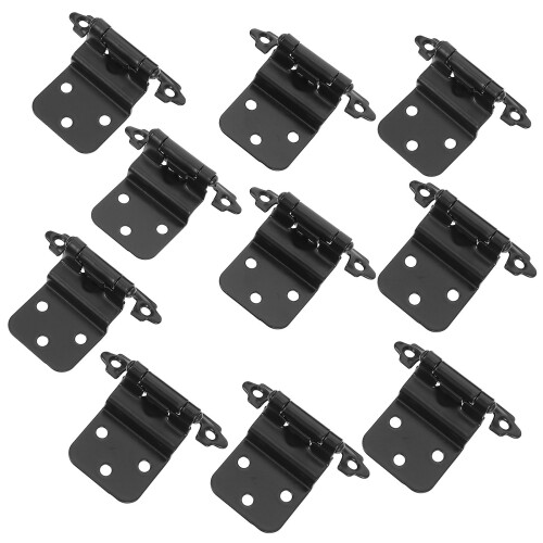 10Stück Overlay Scharniere Halbverdeckte Möbelbeschläge