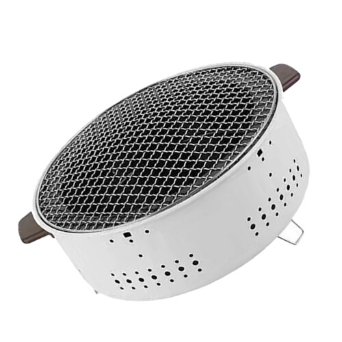 Ensemble Grill De Table Portable Au Charbon Pour Camping Cuisson 2