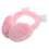 Cache-Oreilles Rose En Peluche Hiver Confortable 1