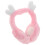 Cache-Oreilles Rose En Peluche Hiver Confortable 10