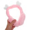 Cache-Oreilles Rose En Peluche Hiver Confortable 6