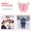 Cache-Oreilles Rose En Peluche Hiver Confortable 7