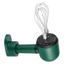 1200mAh Cordless Eggs Beater Nonrust Steel Whisks-Ink green