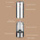 Cordless Pepper Grinder Automatic Spices Mill ABS Modern-Silver 6