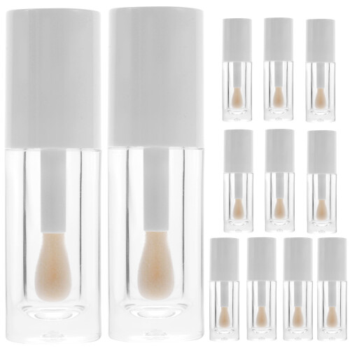 12 Pezzi Tubo Per Gloss Labbra 6 Ml Con Applicatore 1