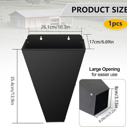 Nonrust Steel Poultry Cone Flat For Broilers Turkeys Under 8 Lbs Heavy Duty Processing Tool Restraint Cone 1