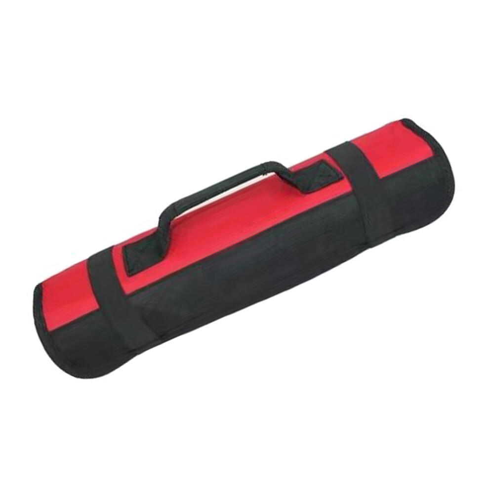 Foldable Tool Roll Up Storage Bag Oxford Fabric Portable-Red 7696000975788