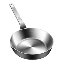 316stainless steel Fry Pan Multi Layer Heat-Medium size