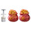 Plastic Mooncakes Pastry Press 2 Size 50g 75g Easy Hand-75g 1