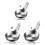 316stainless steel Fry Pan Multi Layer Heat-Medium size 3