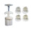 Plastic Mooncakes Pastry Press 2 Size 50g 75g Easy Hand-75g 6