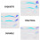 6 Oogschaduw Stickers, Kleverige Eyeliner Decals 7