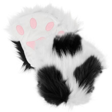 1 Paar Katzenpfoten- Cosplay Plüsch Stulpen