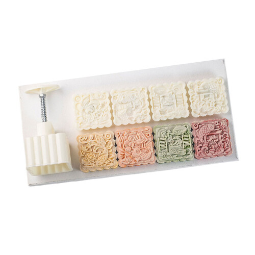MidAutumn Festival Dessert Maker Baking Tool 3D Square Fish-150