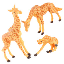 3Stk. Giraffen-Figurine Mini-Garten-Ornament Für -Landschaften