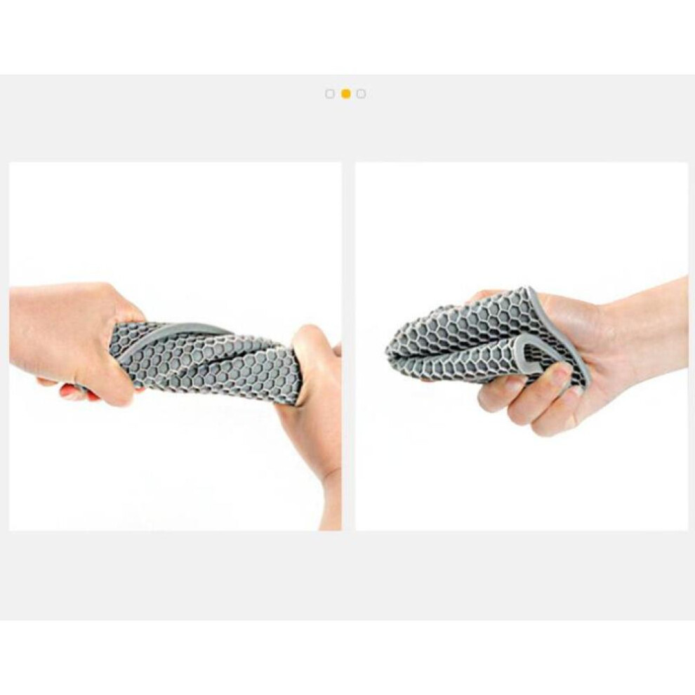 Multipurpose Heat Resistant Silicone Trivets, Flexible Non-Slip Surface For Kitchen Counter Protection, Honeycomb Design Ensures Durability And Flexib 9155353360583