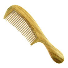 Wooden Comb Sandalwood Comb with Thick Handle, Large, Wide Teeth, Scalp Massage Comb for Men, Home Use (5) One Size 5